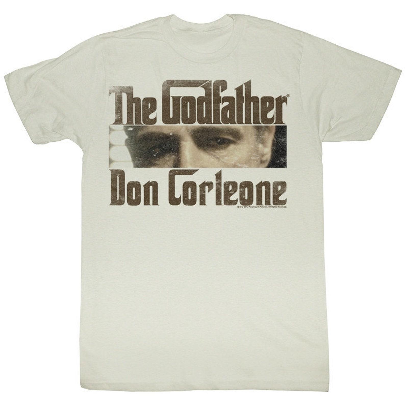 Godfather Cutting Eyes Natural Adult T-Shirt S
