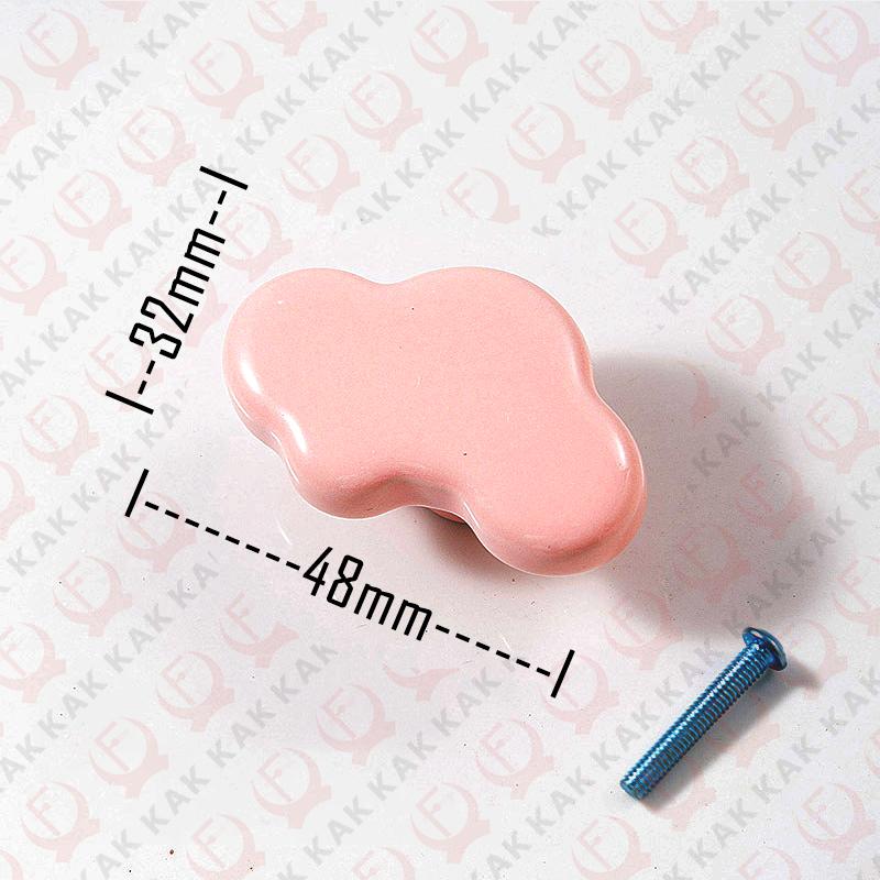 

KAK Ceramic Furniture Knobs and Handles Cartoon Colorful Cabinet Knobs for Kids Room Kitchen Handle Door Hardware