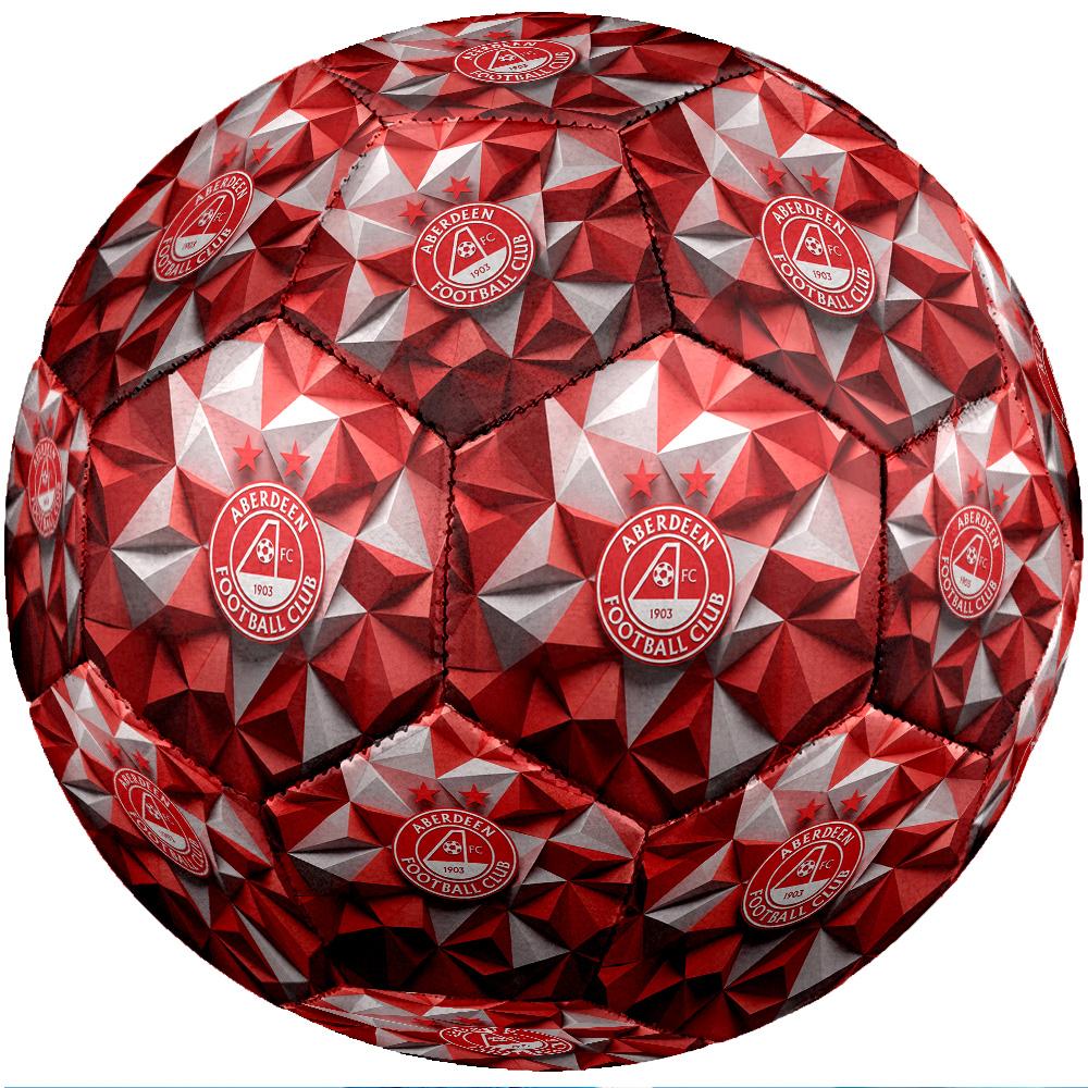 Aberdeen FC Size 5 Standard Football Durable Training Match Soccer Ball for Adult Outdoor Sports
