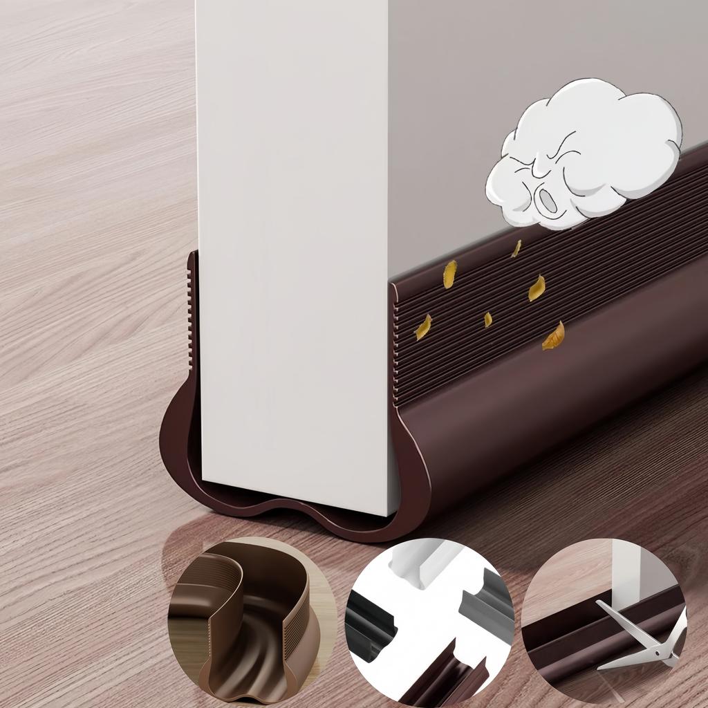 1pc 93cm PVC Door Bottom Seal Strip Weather Strip Under Door Draft Stopper Thicker Cold Gap Sealing Weather Strip