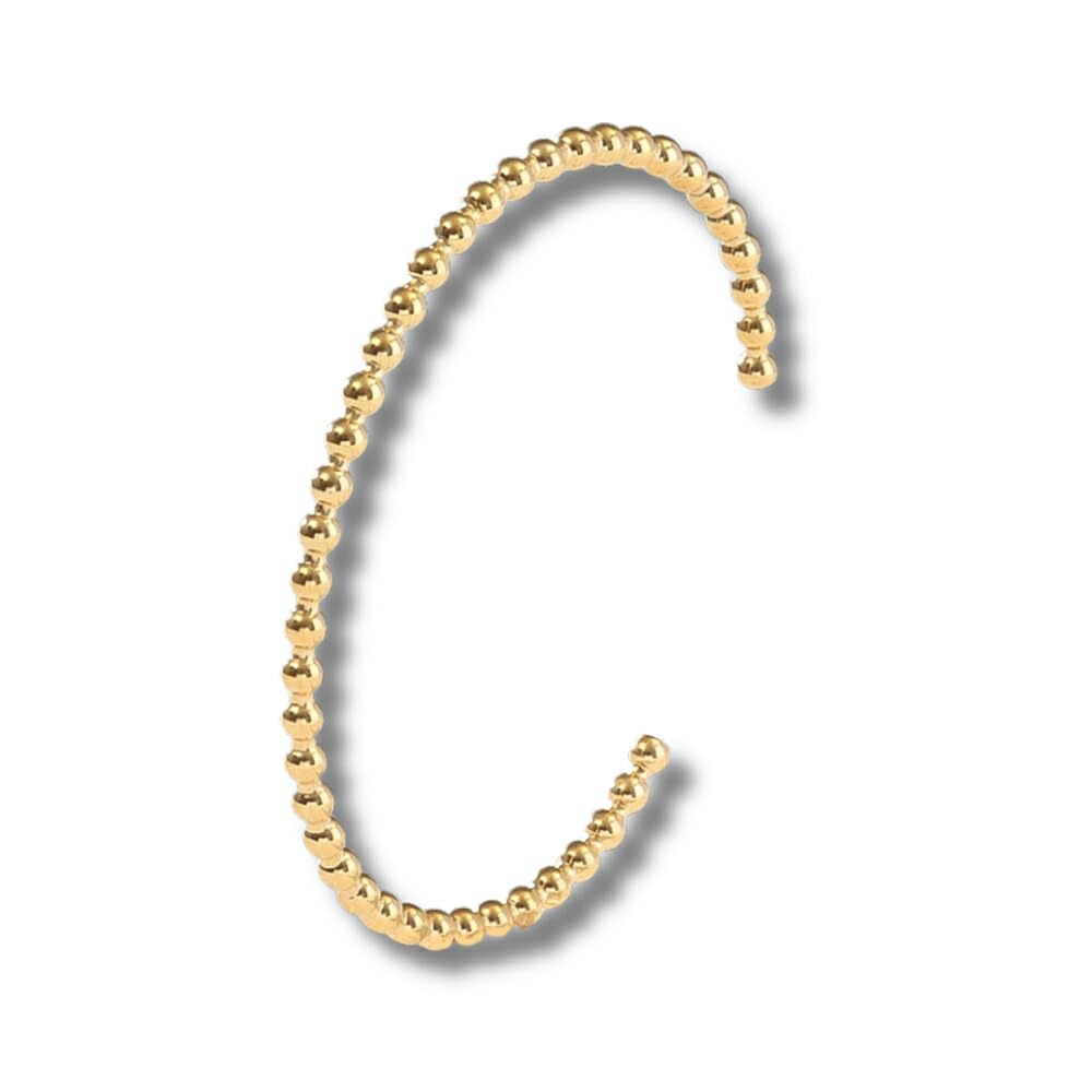 

Stainless Steel Bangle Ball Bangle Bracelet Surgical Stainless Steel 316L Hypoallergenic Gold [mico.lor] (44) Women s