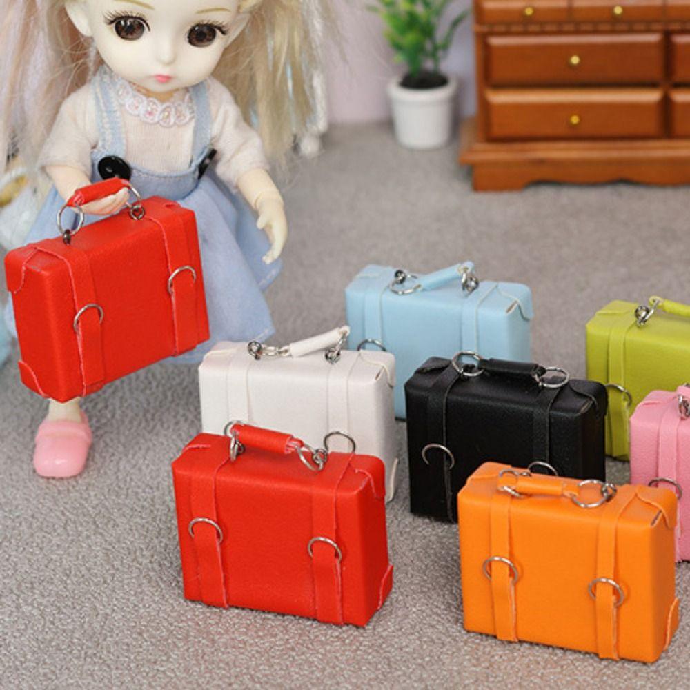

Кожаный чехол для миниатюрной куклы своими руками OB11 Box Dollhouse Mini Messenger Dollhouse Mini