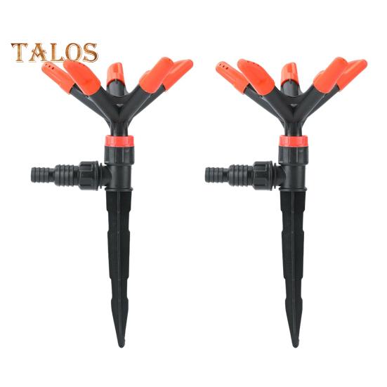 

2 шт. ирригационные спринклеры, вращение на 360 градусов, 5-в-1, большая площадь покрытия, 5 рычагов, автоматический полив, регулируемый угол, двор, газон, теплица, овощи 2pcs