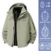 Men Women Winter 3-in-1 Waterproof Windproof Hooded Jacket With Removable Fleece Liner Hiking Skiing Camping Outdoor