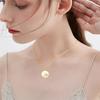 Stainless Steel Mustard Seed Faith-moving Mountain Woman Necklace