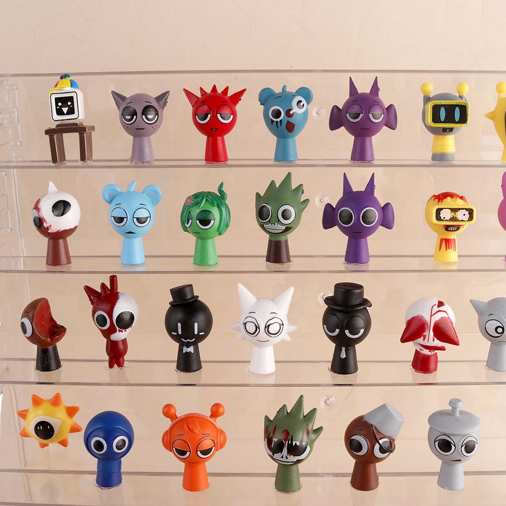 Sprunki Box Rhythm Animal Models Pvc Children Playroom Decor Toys Collectible