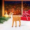 Christmas Reindeer Figurine Decoration Deer Statue for Table Centerpiece