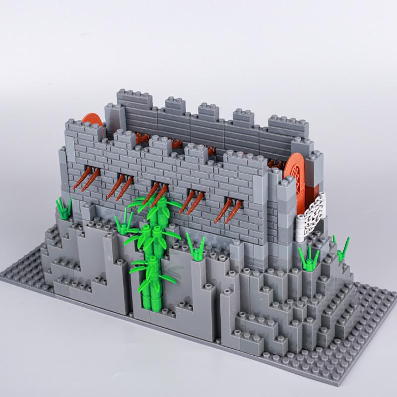 Toys Model Military Accessories Model WW2 Building Blocks Battlefield Blockhouse Sentry Tower Command Post Bunker Gift