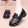 Spring and Autumn New Soft-soled Work Shoes Flat-soled Medium and Old Comfortable Single Shoes Non-slip Fashionable Women