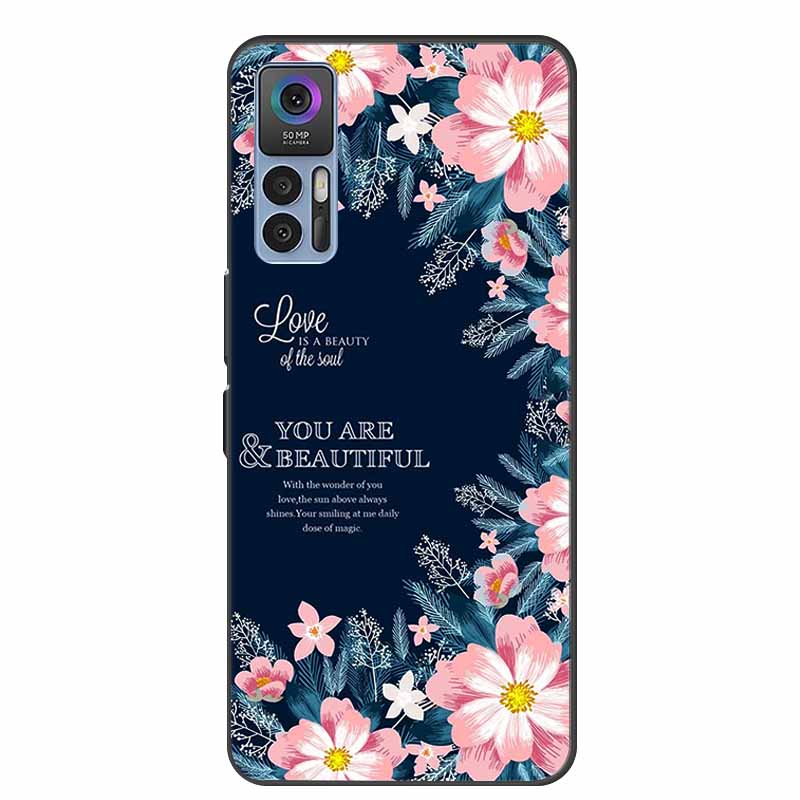 For TCL 30 Plus Case Luxury Soft Silicone Back Cover Phone Case for TCL 30 SE Coque TCL 30 5G for TCL 30+ Protector T676J Fundas