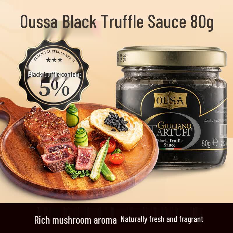 Olesa Italian Black Truffle Seasoning Sauce 80g