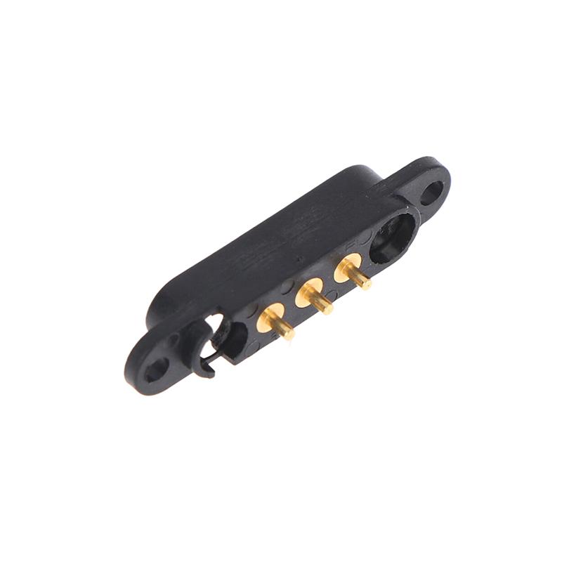 1 Pcs Dc 12V 3A Waterproof Magnetic Pogo Pin Connector 3P 4P Pin Pogopin Male Female Spring Loaded Dc Power Socket