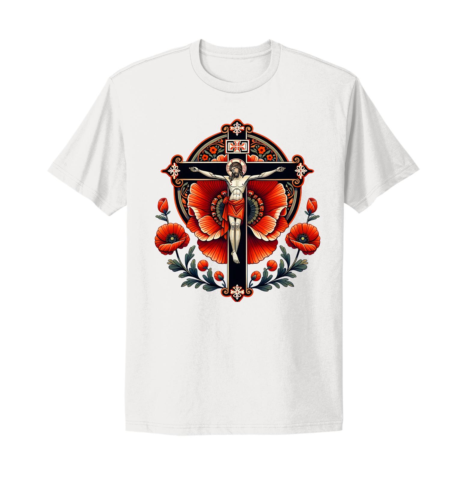 Jesus Cross Shirt Christian Religious Bible Faith Christ Church Gift T-shirt 35 S
