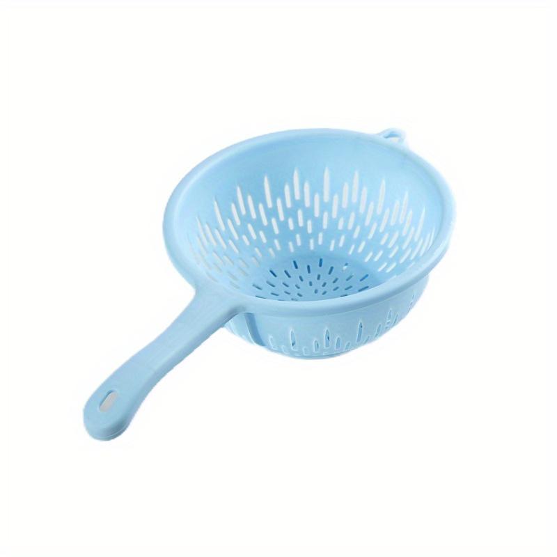 Food Washing Drain Colander with Handle Plastic Colander Strainer for Kitchen Kitchen Gadgets