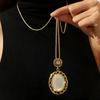 Hot-selling European and American Retro Pendant Necklace, Personality Temperament Hip-hop Fashion Trend Versatile Long Sweater Chain
