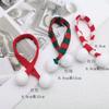 Christmas Mini Knitting Hats Doll Hat Scarf Material For Crafts DIY Ornament Cute Doll Clothes Accessory Sewing Craft Supplies