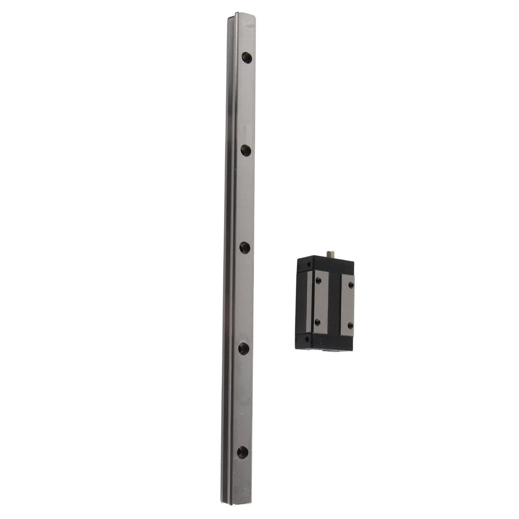 Súprava lineárnej vodiacej lišty, lineárneho ložiska a posuvného bloku s guľôčkovými ložiskami, oceľový blok pre 3D tlačiarne a CNC diely