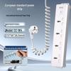 European Standard German Power Strip Extension Cord Adapter for Cross-Border Use