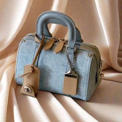 Handbag - Boston Fashion Retro Design Shoulder Bag with Crossbody Strap