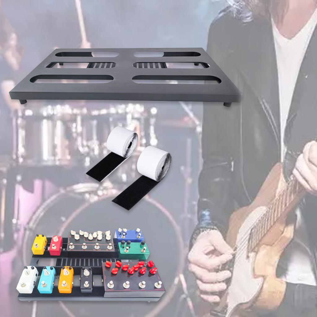 Alloy Guitar Pedal Board Guitar Effects Pedalboard Non Slip Universal Effect Bracket Bass Effect Board Mounting Tapes Accessorie