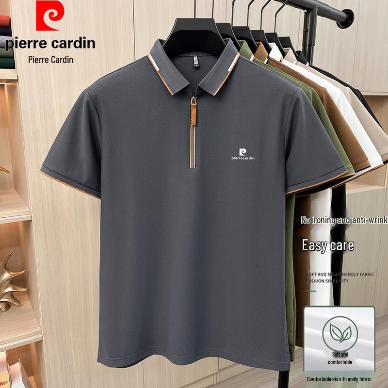 Pierre Cardin Men s Summer Half-Zip Polo Shirt 2XL