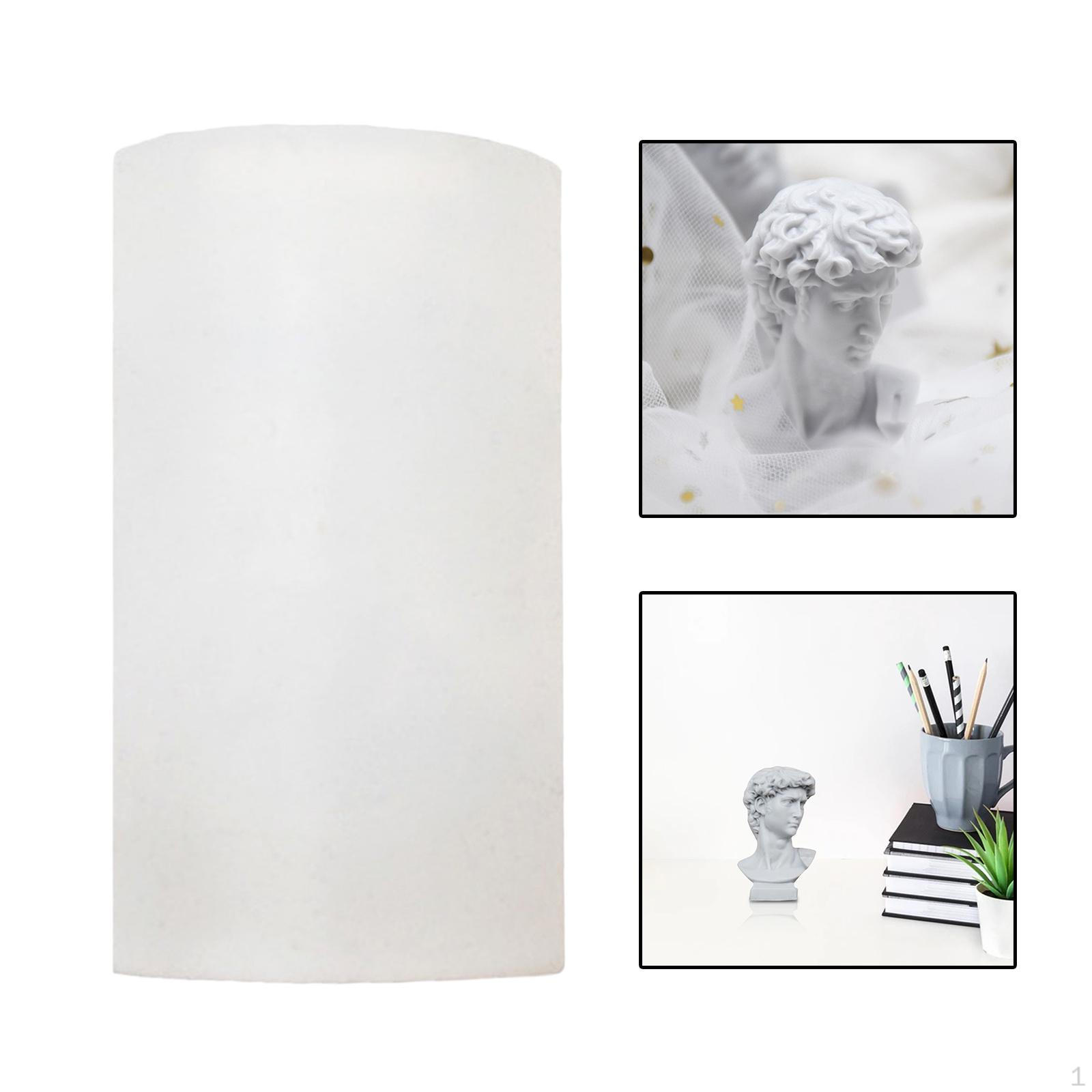 

Bust Statue Candle 3 Silicone Epoxy Resin Casting DIY Candles Soaps Polymer Clay 46x46x81MM