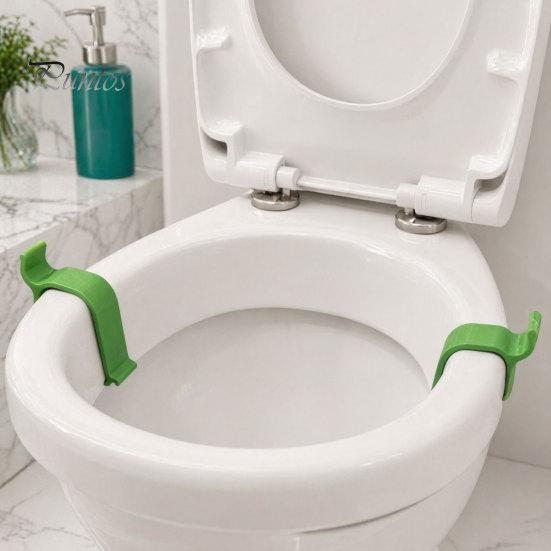 Easy Installation Toilet Hinge Seat Alignment Fixing Accessory, Bathroom Stabilizer Clip, 3D Printed One-Piece Tool-free Repair No Drill Click