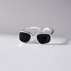 1 Stück Sonnenbrillenring Damen Mini-Brille Zeigefingerring Mode Persönlichkeit Kalter Wind Schwarzes Epoxid Offener Ring