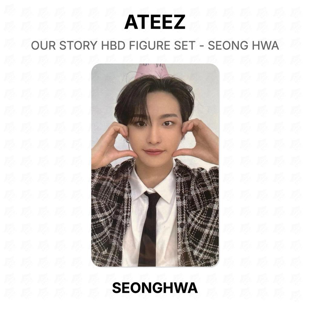 ATEEZ SEONGHWA OUR STORY HBD FIGURE SET - SEONG HWA Official Photocard
