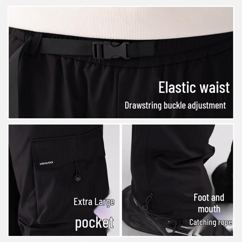 Xuezhongfei Men's Winter Warm Cargo Down Pants