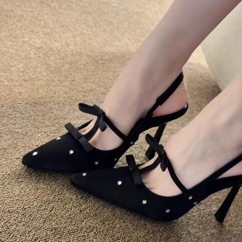 French Style New Multi-color Suede Buckle High-heeled Sandals for Women To Wear Outside In Summer with Skirts Women's High Heels