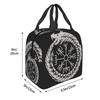 Viking Odin Valknut Runes Insulated Lunch Bag for Kids School Cooler Thermal Food Box Tote Portable Lunch Boxes Container