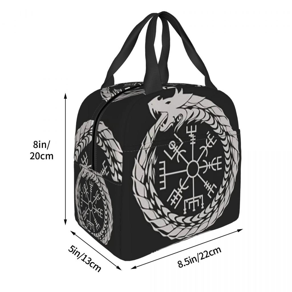 Viking Odin Valknut Runes Insulated Lunch Bag for Kids School Cooler Thermal Food Box Tote Portable Lunch Boxes Container