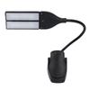 Foldable Music Stand Light with 3 Brightness and Color Temperature Settings, Clip-on Type, Piano Light, Music Stand Lamp, Eye Care, Beads, for
