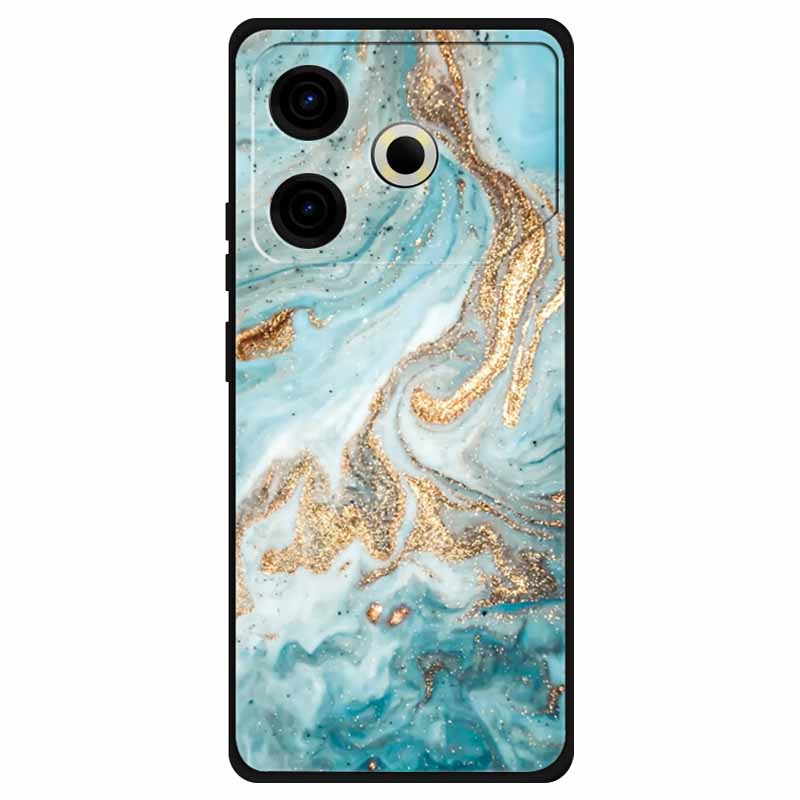 For Tecno Pova 6 Neo Case Silicone Soft Flower Space Fashion Cover For Tecno Phantom X2 Pro Cases Landscape Paint Covers Cute
