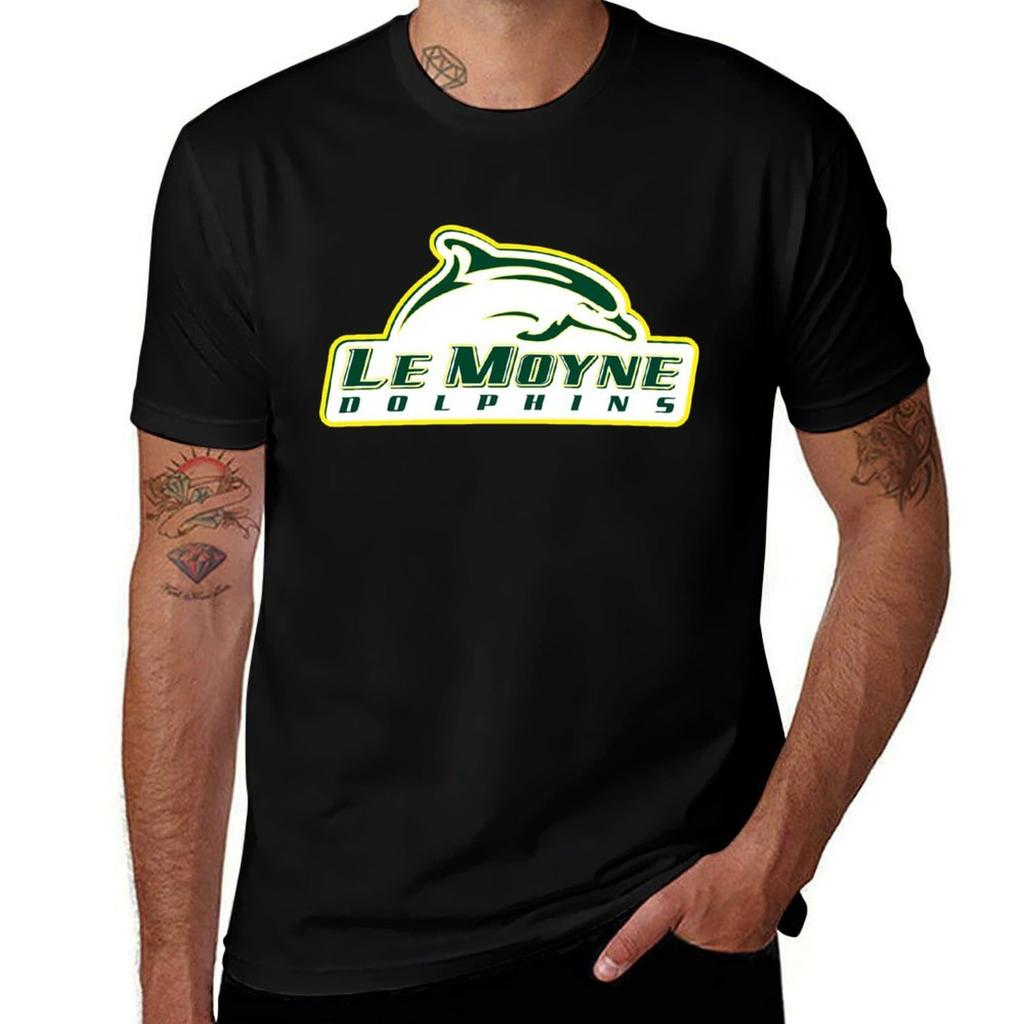 Le Moyne Dolphins TShirt Construction Work Tee Shirt