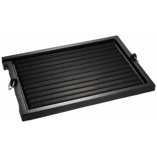 Endo Shoji Commercial Square Grill Pan, Large, Cast Iron, AGL06001