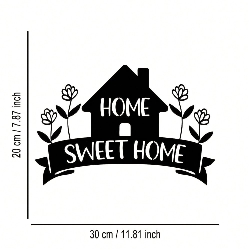 

Metal Wall Art Home Decor Minimalist Sweet Housewarming Gift for Living Room Bedroom Patio Kitchen Office Cafe Bar різнокольоровий