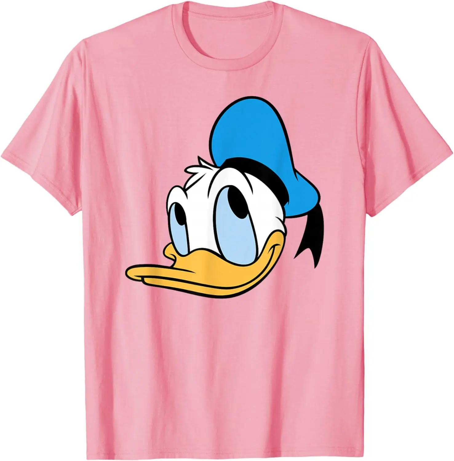 Heiße Mode Disney - Donald Duck Einzel-T-Shirt S-4XL Vierjahreszeiten Geschenk M rosa