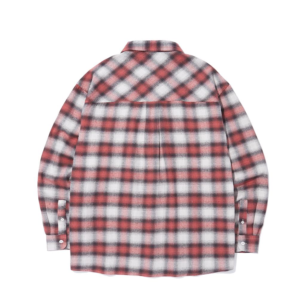 INTERCREW 21S Yarn-Dyed Plaid Shirt Red Itz1Yc33Are