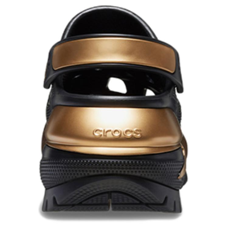 Crocs Moteriktige pustende tresko damesko svart gull 210368-072