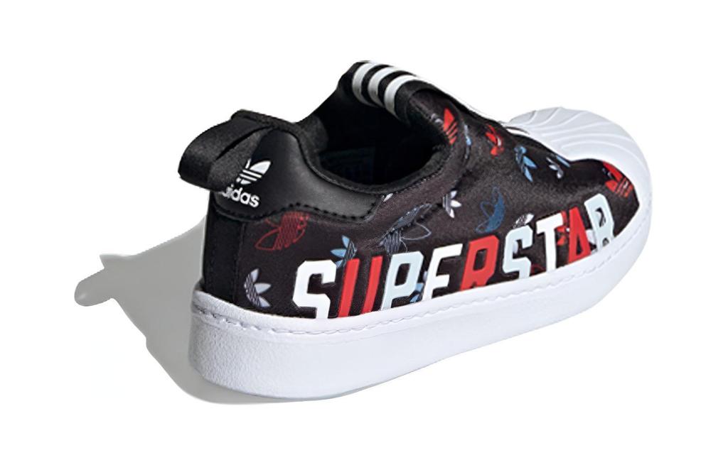 Adidas Originals SUPERSTAR 360 X C Low Top Kids' Skateboarding Shoes Black White Red Children Aged 3 7 Years Old FW0711