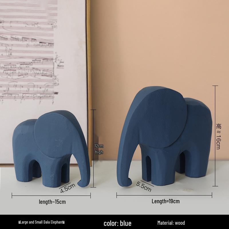 Adorno de Caballo de Madera Estilo Nórdico Morandi para Decoración de Hogar, Oficina o Sala de Estar