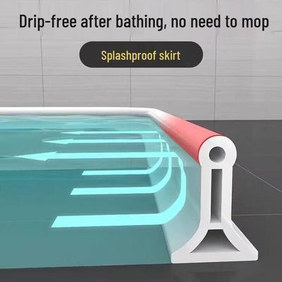 Wasserdichte Badezimmer- und Küchen-Wasserbarriereleiste - Trocken-/Nass-Trennschwelle