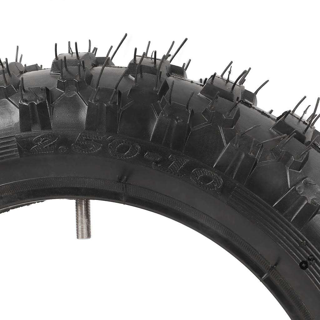 2,50x10 Zoll Reifenschlauch-Set mit TR13 geradem Ventilschaft für 50cc 70cc 90cc 110cc Mini Cross Pitbike