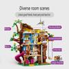 Friendship Series Good Friend Girl Building Blocks Friendship Tree House Villa Slide Children's Toys Gift