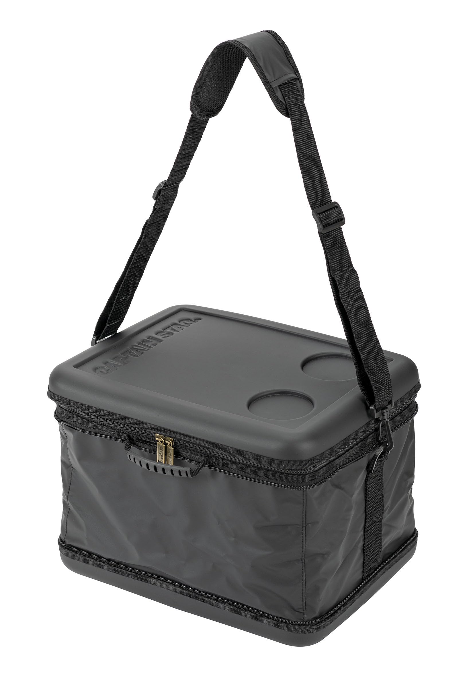 

Captain Stag Super Cold Cooler Bag Type 25L Foldable for Matte 2, Capacity, Storage, Black, UE-662