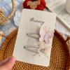 Korean New Pink Butterfly Love Bb Clip Elegant High-end Girl Hairpin Girl Bangs Hairpin Hair Accessories