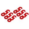 10PCS Rope Tensioner Cord Adjuster Aluminium Alloy Easy   Stable Fixation Camping Accessory for Tent Hiking