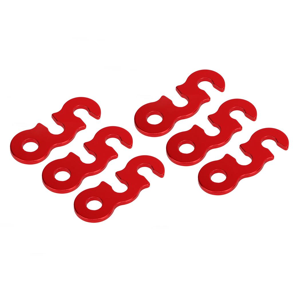 10PCS Rope Tensioner Cord Adjuster Aluminium Alloy Easy Stable Fixation Camping Accessory for Tent Hiking